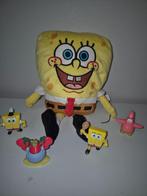 Spongebob nicelodeon knuffel met figuurtjes, Ophalen of Verzenden, Gebruikt