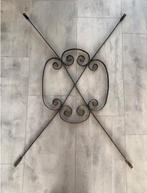 Sierhekwerk voordeur deurrooster metaal, Tuin en Terras, Tuinhekken en Hekwerk, Ophalen, Gebruikt, IJzer, Sierhekwerk