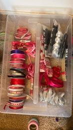 Doos vol lint, Ophalen of Verzenden, Zo goed als nieuw, Lint, Band of Elastiek