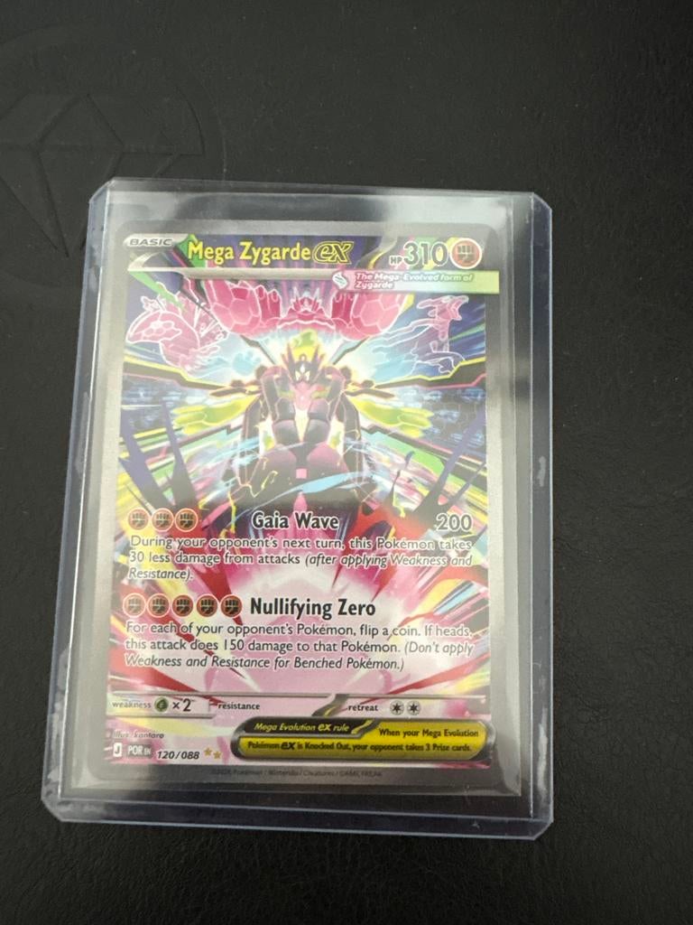 Mega Zygarde ex - PSA 10 Contender - Direct in sleeve!, Hobby en Vrije tijd, Ophalen of Verzenden, Nieuw, Losse kaart