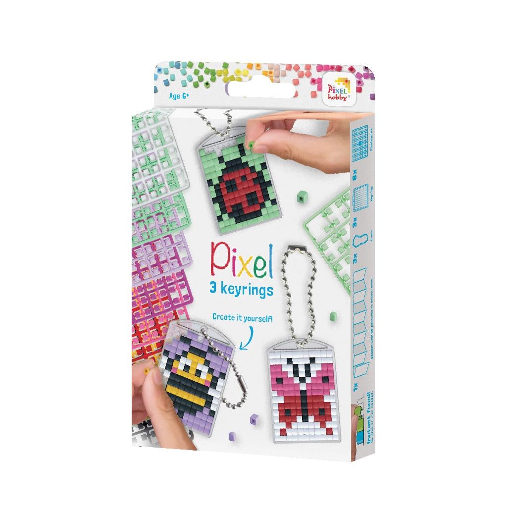 Pixelhobby Create it yourself medaillon set insecten, ., Dieren, Nieuw, Ophalen of Verzenden