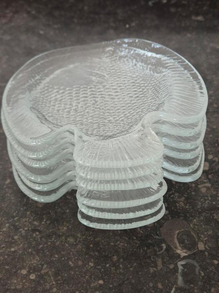 Vintage Arcoroc visschaaltjes, Verzamelen, Retro, Huis en Inrichting, Ophalen of Verzenden