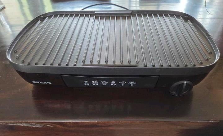 Philips Daily HD6320/20 - Grillplaat / gourmetstel, Witgoed en Apparatuur, Gourmetstellen, Ophalen, Gebruikt, 4 t/m 7 personen
