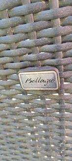 Bellagio tuinstoelen en gratis steigerhouten tuintafel, Ophalen, Gebruikt, Wicker