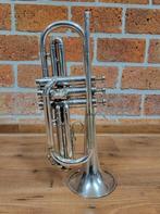 Cornet Bb Director Zilver - 29, Ophalen, Gebruikt, Koperblazer, Met koffer of draagtas