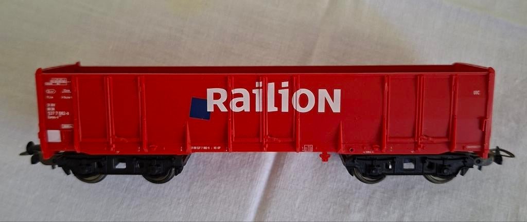 Piko 57750 HO goederenwagon Eaos Railion DB AG, Gelijkstroom, Wagon, Zo goed als nieuw, Piko