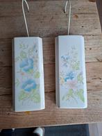 Set van 2 Vintage Keramische Radiatorbakjes / Waterverdamper, Ophalen of Verzenden