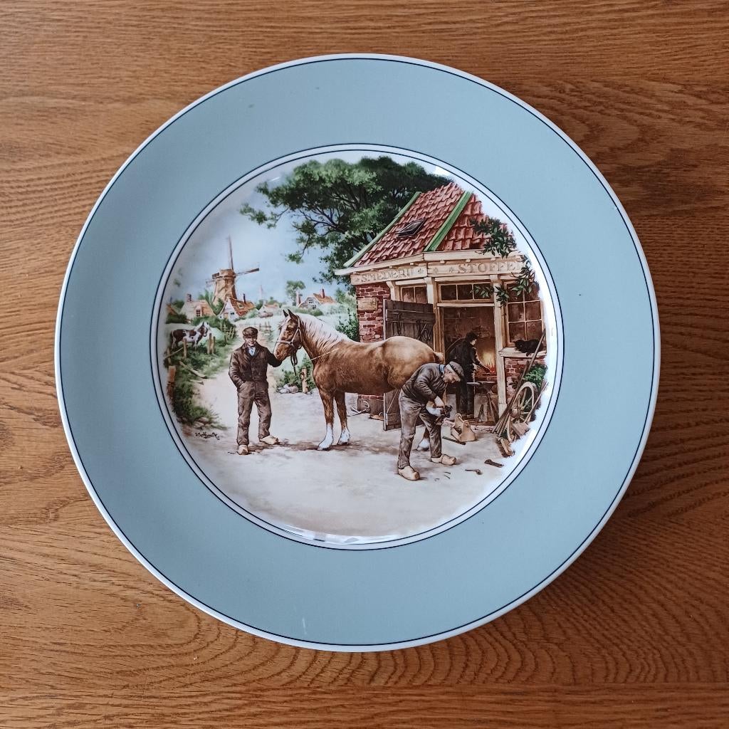 Royal Schwabap bord hoefsmit, Ophalen of Verzenden