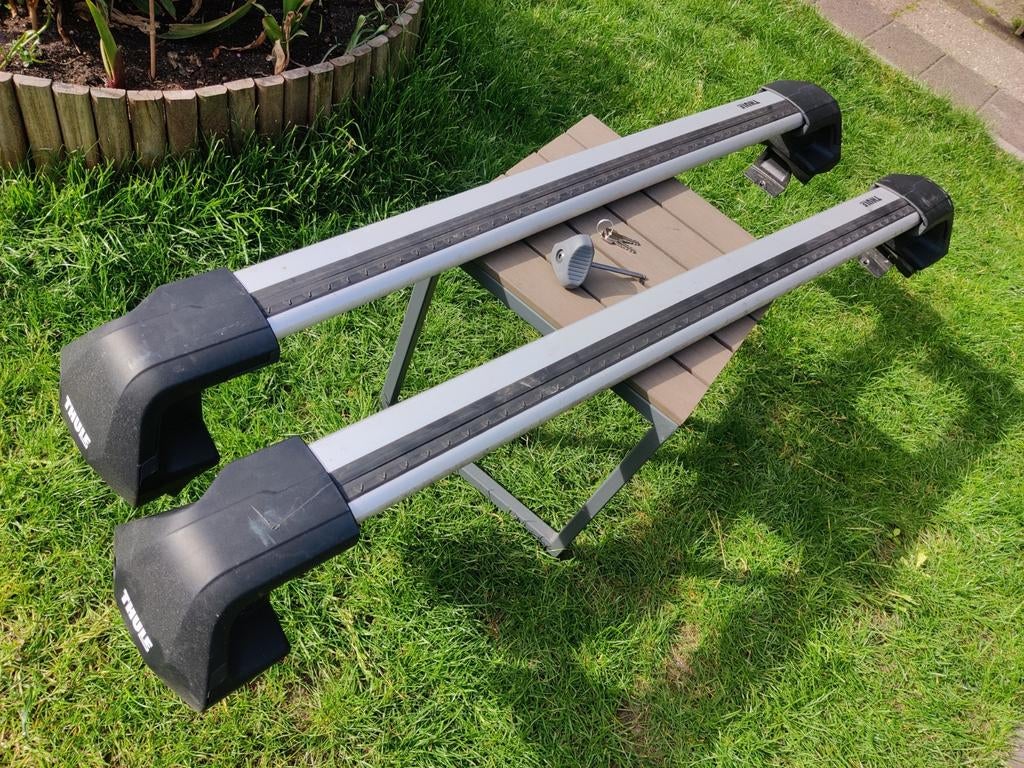 Thule Wingbar dakdragers Opel Astra K Sports Tourer, Auto diversen, Dakdragers, Ophalen, Gebruikt