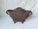 Decoratieve oude zware franse gietijzeren jardiniere, Antiek en Kunst, Ophalen of Verzenden