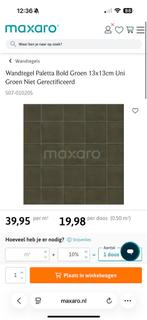 Maxaro Wandtegels 13x13 cm - 3/4 doos + snijverlies, Ophalen, Minder dan 5 m², Wandtegels, Keramiek