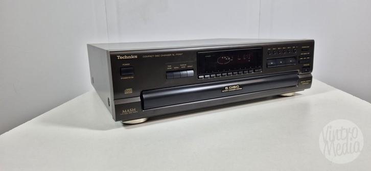 Technics SL-PD667 CD-Speler | CD-Wisselaar | CD | 5 CD's, Audio, Tv en Foto, Cd-spelers, Refurbished, Technics, Wisselaar, Ophalen of Verzenden