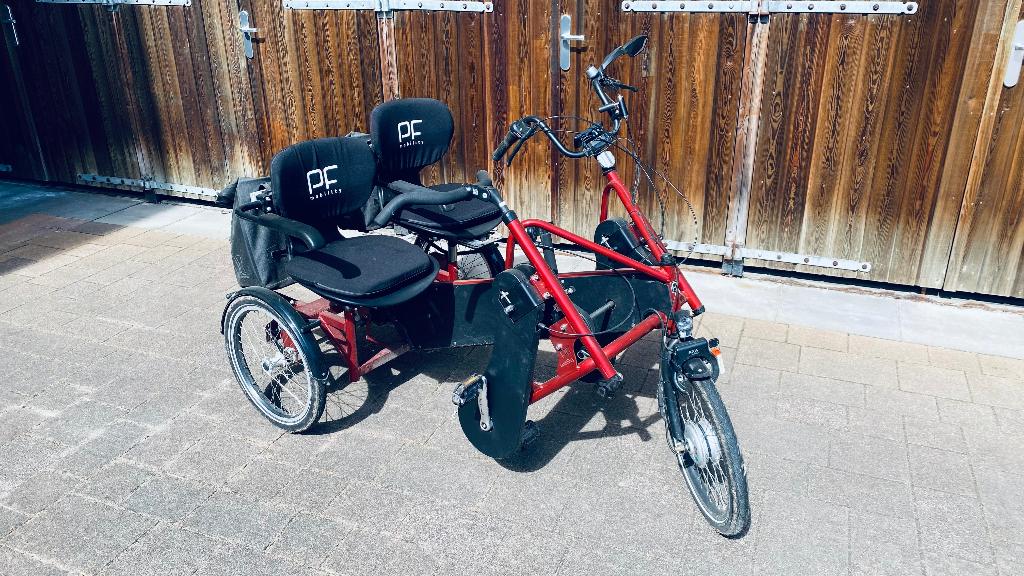 PF Mobility elektrische duo fiets, Fietsen en Brommers, Fietsen | Driewielfietsen, Ophalen, Gebruikt, Schijfrem