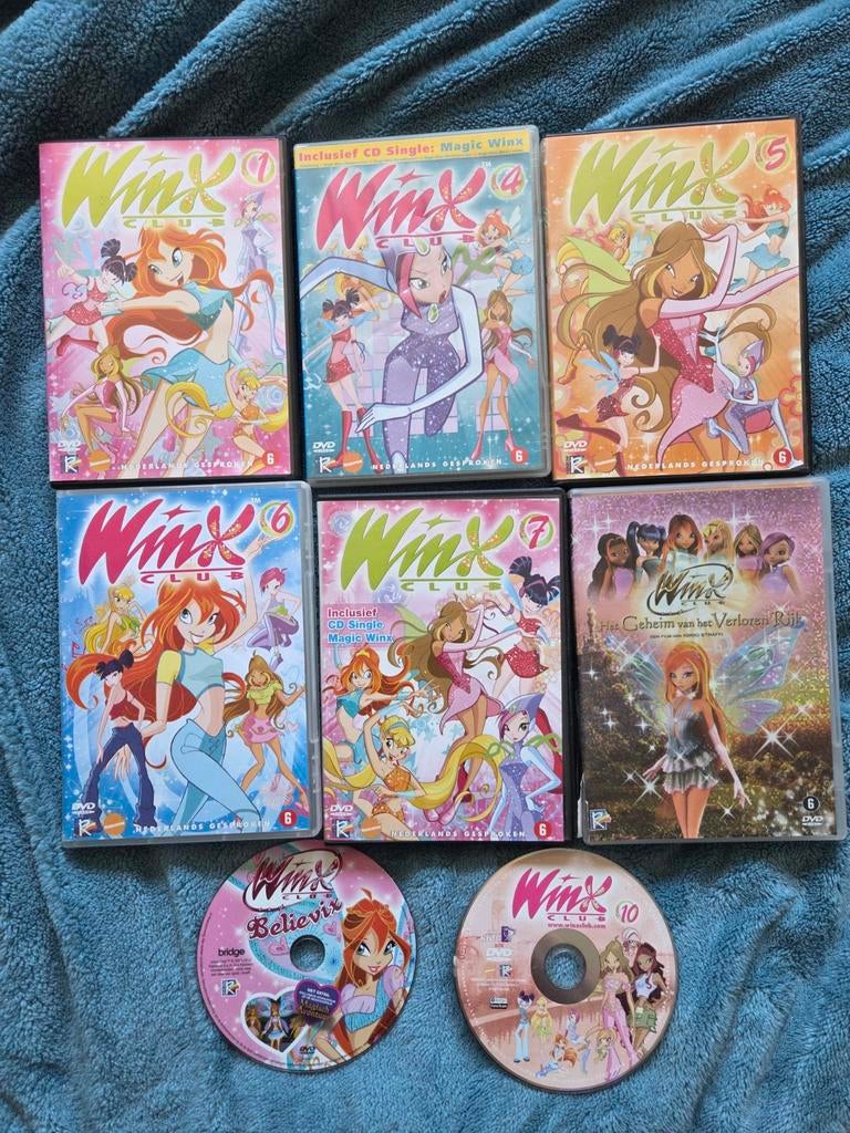 Dvd Winx Club 1 4 5 6 7, Cd's en Dvd's, Avontuur, Alle leeftijden, Boxset, Ophalen of Verzenden