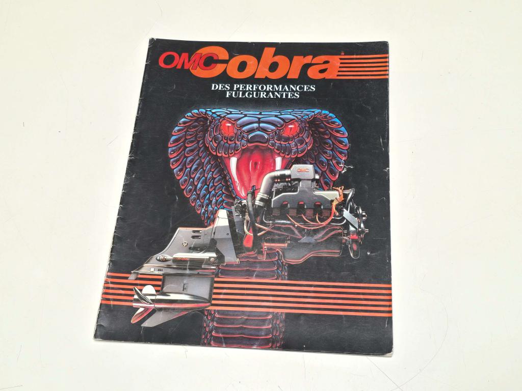 1989 OMC  COBRA Folder origineel, Niet ingevuld, Gebruikt, Niet ingevuld, Ophalen of Verzenden