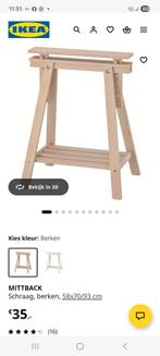 Ikea schraag mittback (werkbankje), Ophalen of Verzenden, 25 tot 50 cm, Rechthoekig