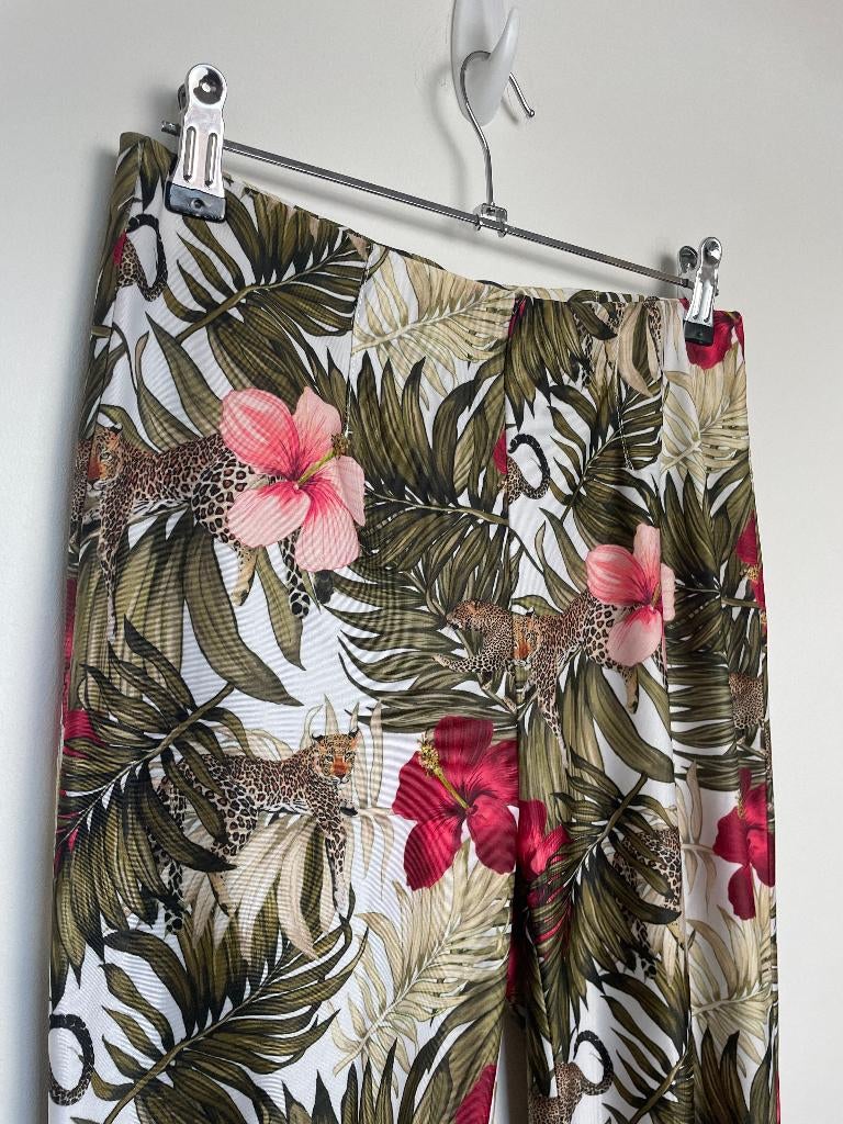 Seductive Sabrina legging broek 34 tropical print bloemen, Kleding | Dames, Broeken en Pantalons, Seductive, Ophalen of Verzenden