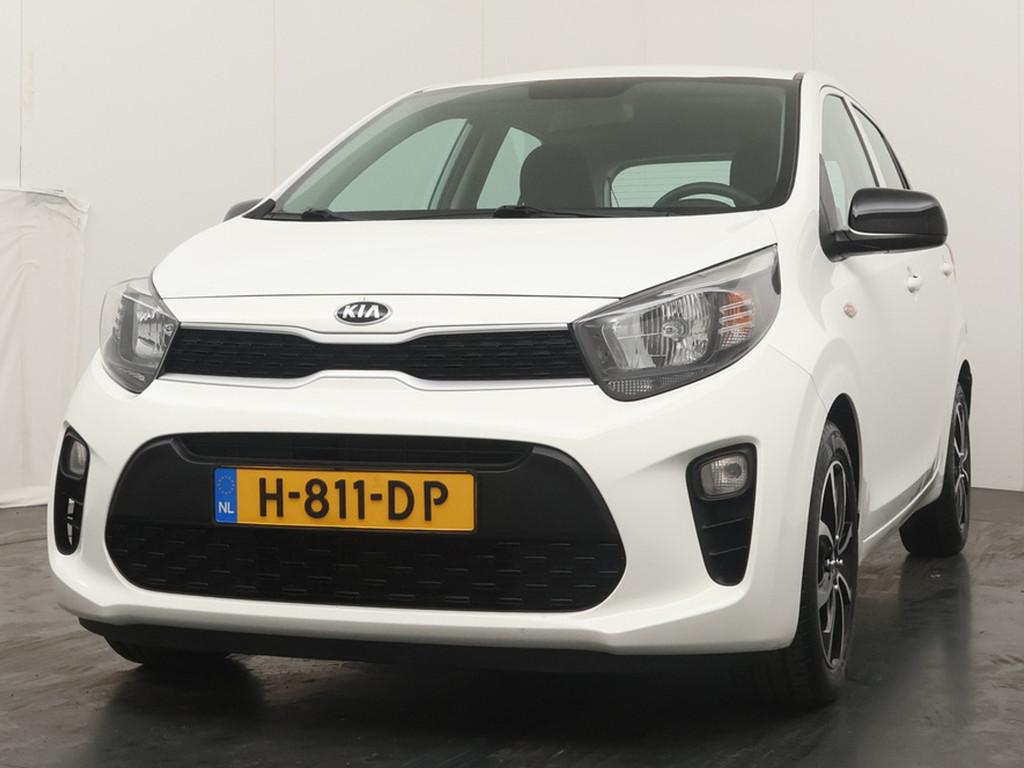 Kia Picanto 1.0 MPi ComfortPlusLine - Airco - Radio - Apple/, Auto's, Voorwielaandrijving, Stof, Gebruikt, Met garantie (alle)
