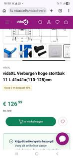 Te koop vidaXL Verborgen hoge stortbak