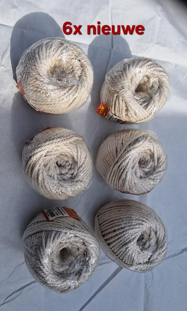 Macramé garen Wibra nieuw 10 bollen, Ophalen of Verzenden, Nieuw