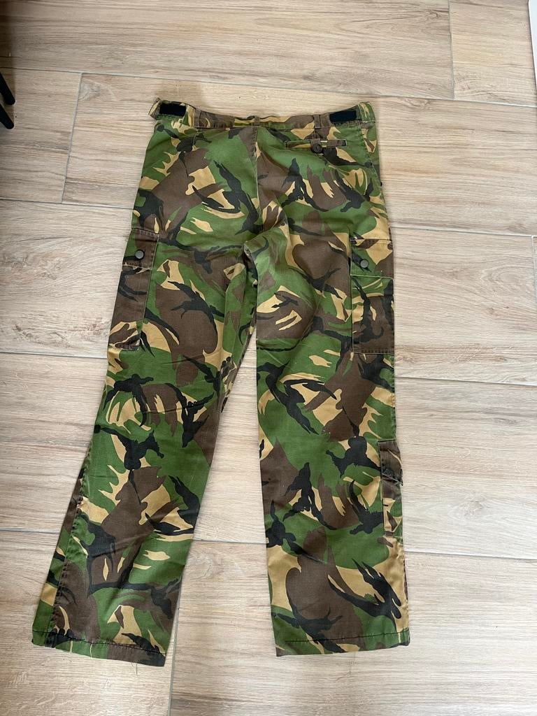 Nederlands leger broek Woodland maat S, Ophalen of Verzenden, Zo goed als nieuw, Maat 46 (S) of kleiner, Groen