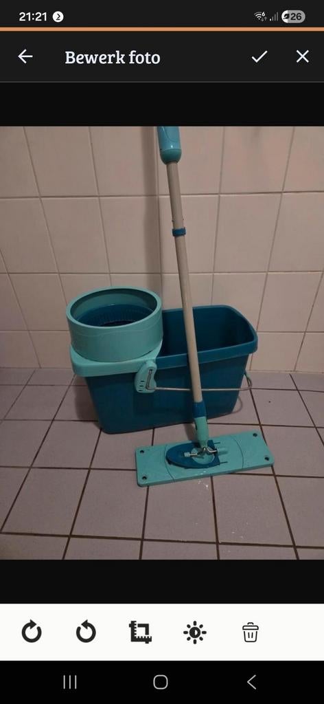 Leifheit vloerwisser +emmer, Huis en Inrichting, Schoonmaakartikelen, Ophalen of Verzenden, Dweilemmer, -bak, of -wagen