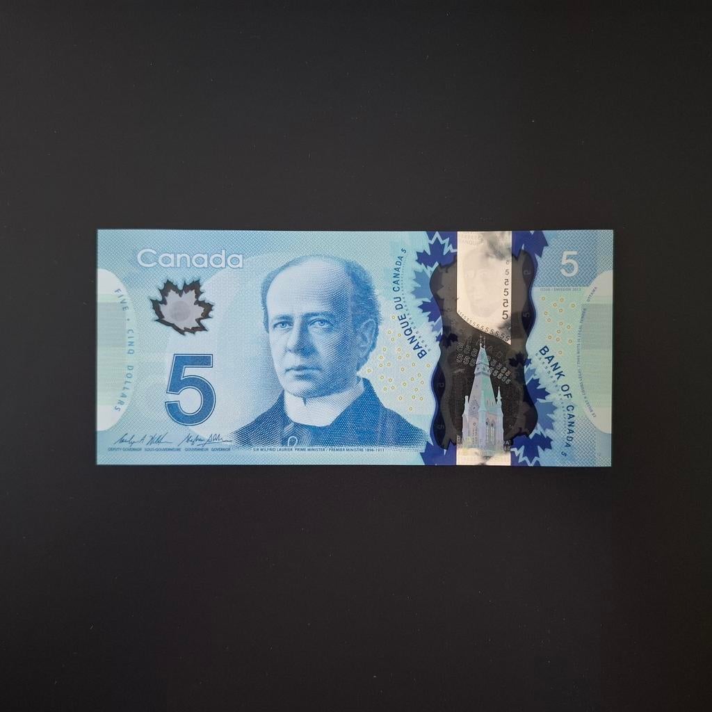 5 dollar Canada #017, Postzegels en Munten, Bankbiljetten | Amerika, Verzenden, Noord-Amerika, Los biljet