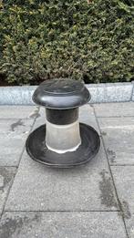 Platdak ontluchting dw anjo 110/125, Kunststof, Zwart, Ophalen of Verzenden, Zo goed als nieuw