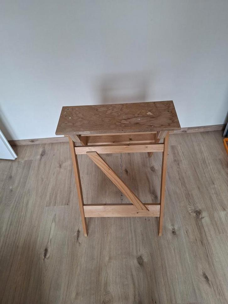 Handgemaakte houten trap, Doe-het-zelf en Verbouw, Ladders en Trappen, Gebruikt, Minder dan 2 meter, Ophalen