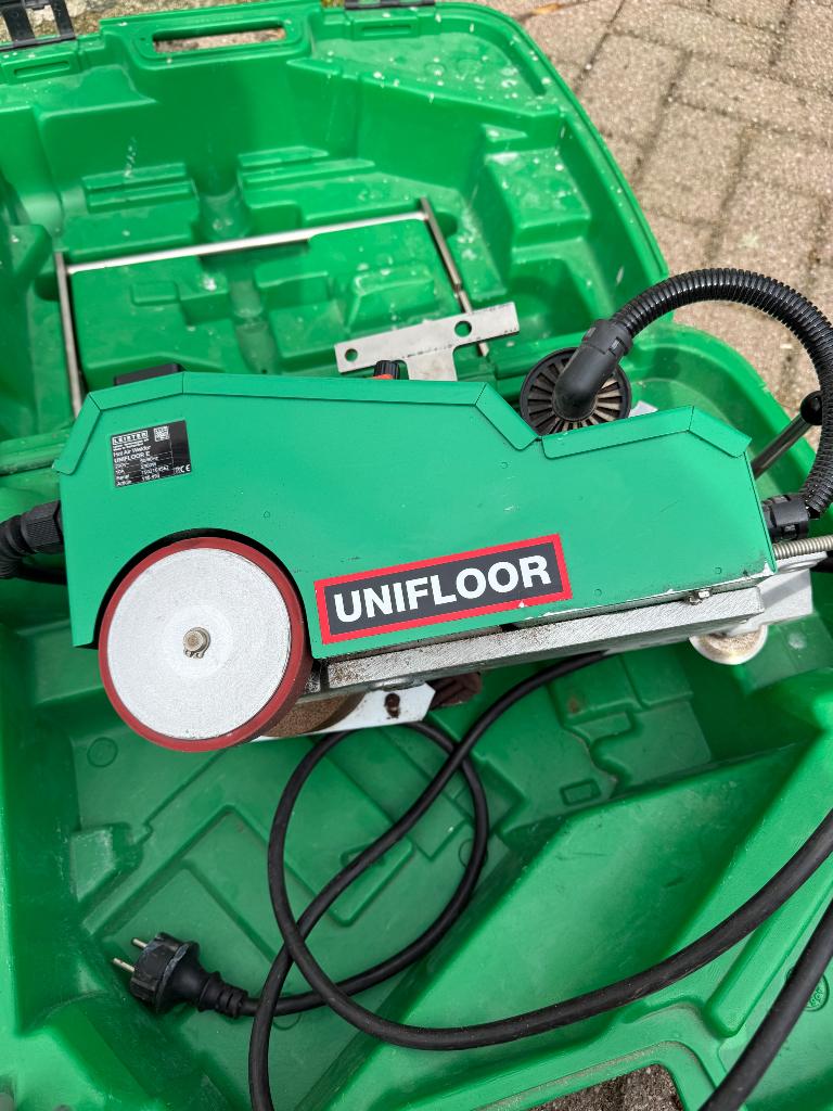 Leister Unifloor E, Ophalen, Gebruikt