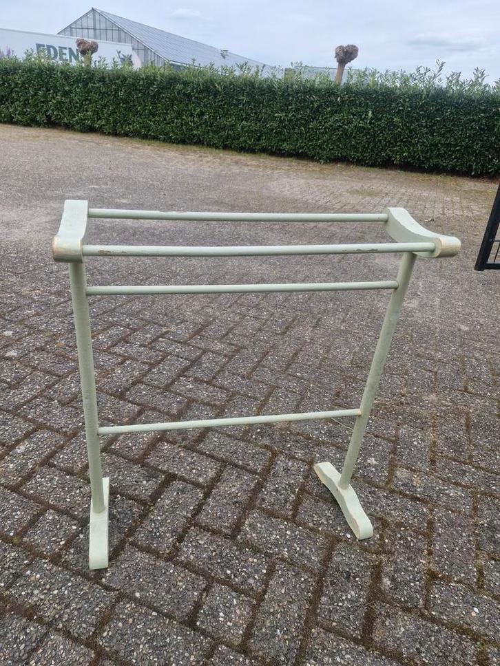 Brocante Wasrek - Vintage Houten Droogrek, Antiek en Kunst, Curiosa en Brocante, Ophalen