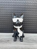 franse bulldog (bril) 28hoog 14breed/Nieuw!, Verzamelen, Beelden en Beeldjes, Ophalen of Verzenden, Nieuw, Dier