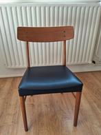 Deense Farstrup stoel vintage, Huis en Inrichting, Stoelen, Ophalen, Gebruikt, Zwart, Eén