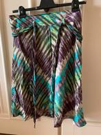 Linnen rok, Verzenden, Zo goed als nieuw, Maat 38/40 (M), Paars