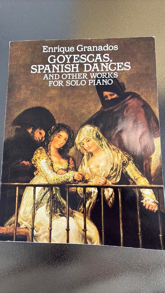 Granados Goyescas Spanish Dances piano bladmuziek Dover Ed., Klassiek, Ophalen of Verzenden, Zo goed als nieuw, Artiest of Componist
