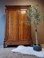 Mahonie biedermeier meidenkast kledingkastje bezorgen mogel, Ophalen of Verzenden