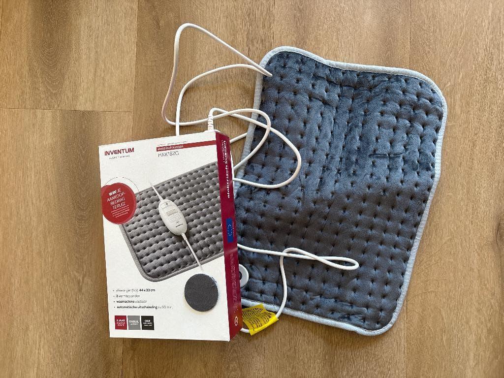 Inventum warmtekussen, Verzenden, Zo goed als nieuw, Grijs, Vierkant