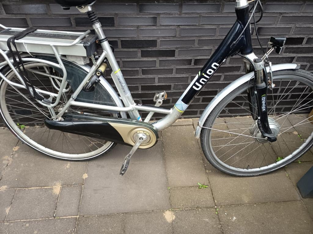 Union eBike met 2 accu's, Fietsen en Brommers, Ophalen, Gebruikt, Overige merken