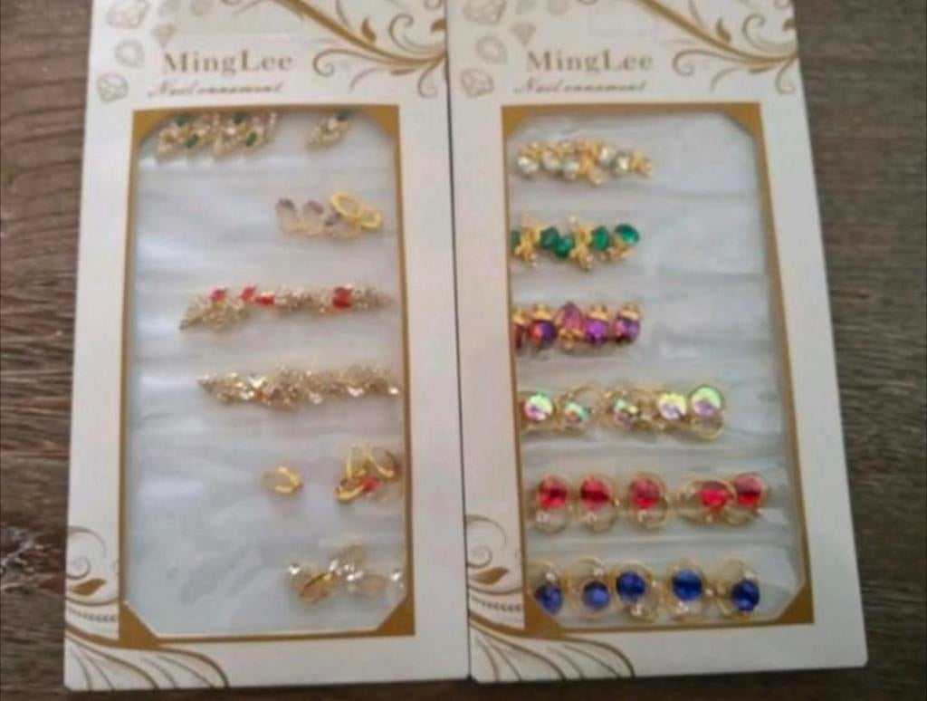 Nagelsieraden nagels versiering x60 knutselen, Overige kleuren, Nieuw, Ophalen of Verzenden, Handen en Nagels