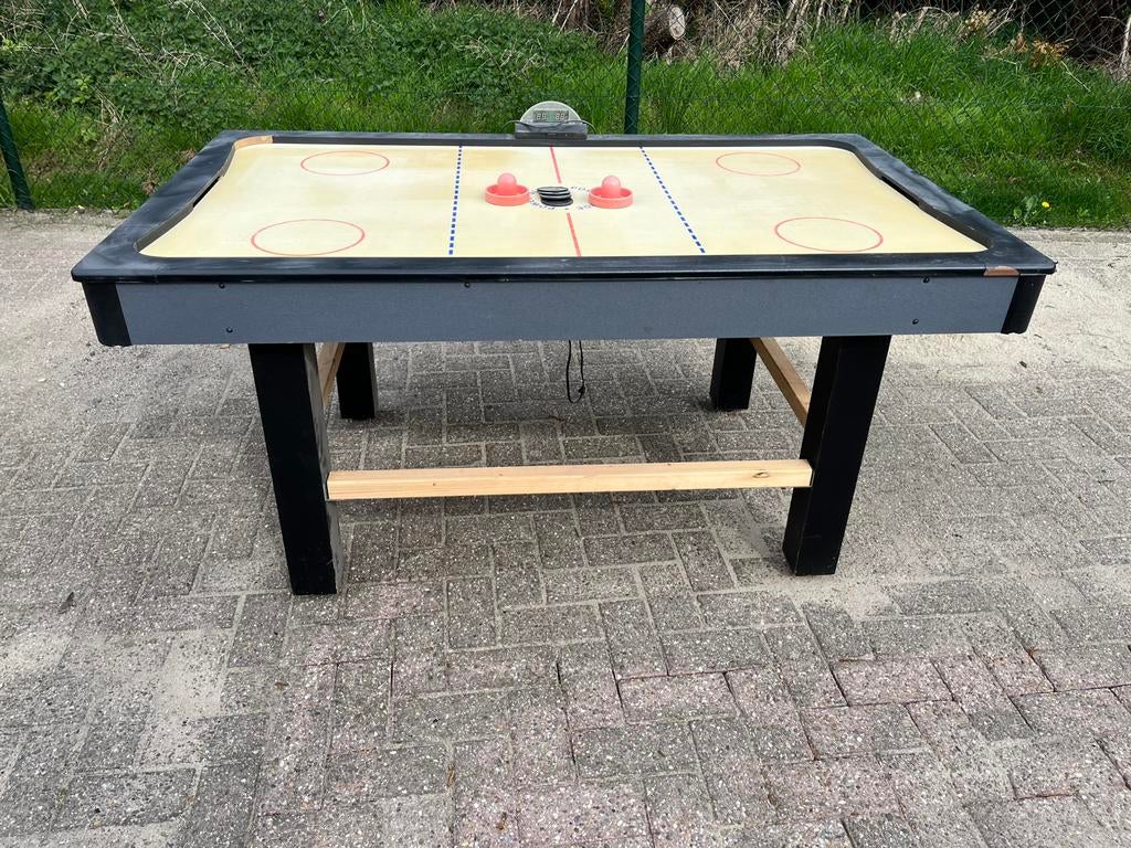 Airhockey tafel , zie omschrijving, Sport en Fitness, Biljarten en Poolen, Ophalen, Zo goed als nieuw, Pooltafel