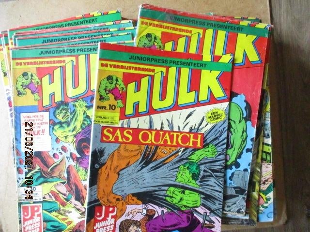 adv4516 de hulk, Eén comic, Ophalen, Gelezen, Overige gebieden