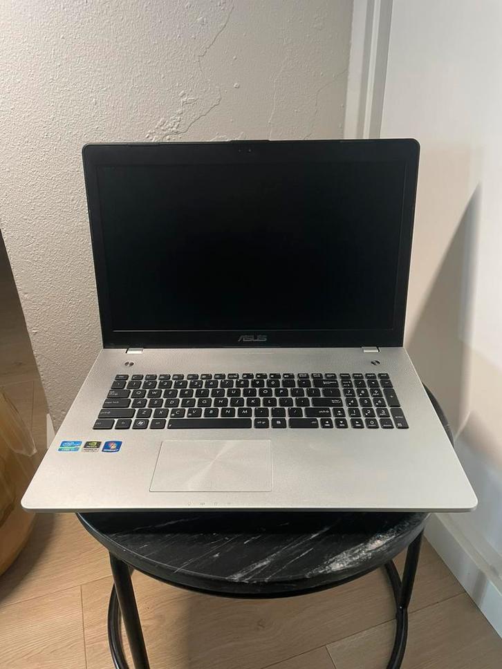 ASUS N76VM 17,3” i7 laptop – scherm defect – volledig gewist, Computers en Software, Windows Laptops, Gebruikt, 17 inch of meer