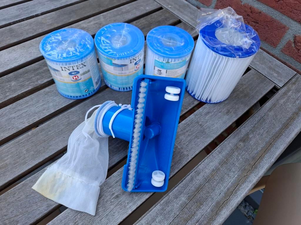 Intex zwembad filters en schepnet, Tuin en Terras, Zwembad-toebehoren, Ophalen
