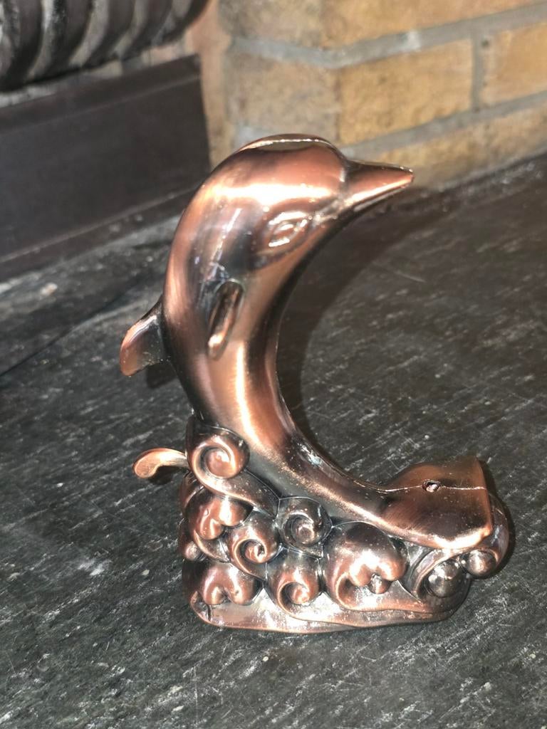 dolfijn tafel aansteker, Huis en Inrichting, Ophalen of Verzenden, Gebruikt