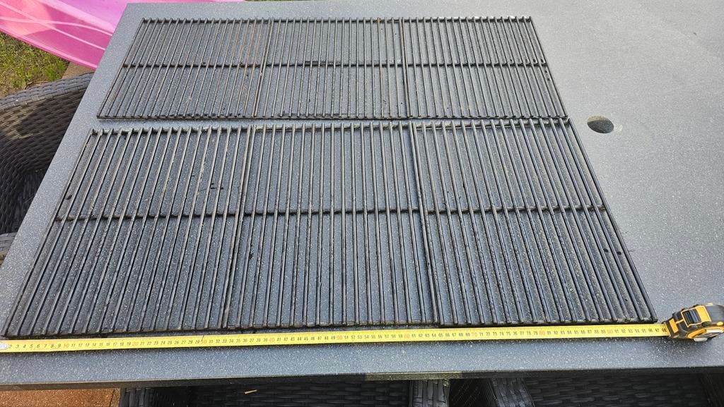 Zware geemailleerde BBQ smoker roosters, Tuin en Terras, Barbecue-accessoires, Ophalen of Verzenden, Zo goed als nieuw