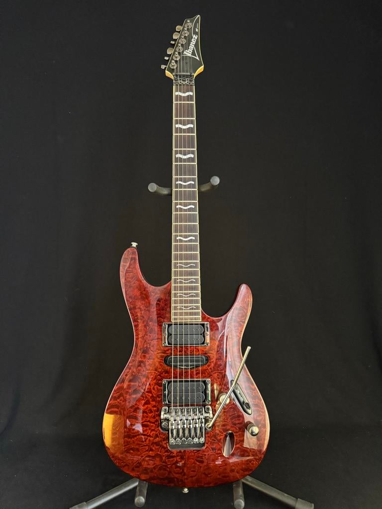 Ibanez S470 DXQM Korea - Evolution Pickups, Ophalen of Verzenden, Gebruikt, Solid body, Ibanez