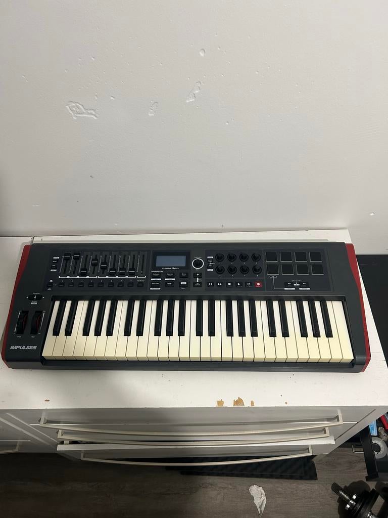 Novation Impulse 49 USB MIDI Keyboard, Gebruikt, Midi-aansluiting, Ophalen of Verzenden, 49 toetsen