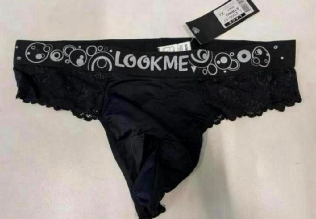 String heren nieuw XL, Verzenden, Zwart, Slip