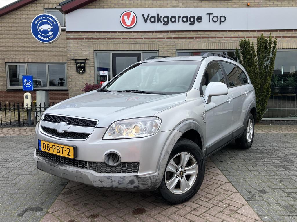 Chevrolet Captiva 2.4i Style 2WD | Airco | Elektr. ramen + s, Auto's, Chevrolet, Gebruikt, 4 cilinders, 7 stoelen, Parkeersensor