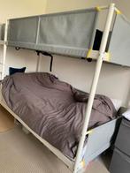 IKEA VITVAL Stapelbed - Wit/Grijs, Huis en Inrichting, Slaapkamer | Stapelbedden en Hoogslapers, 90 cm, 160 tot 180 cm, Tweepersoons